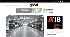 Desktop Screenshot of gbdmagazine.com