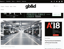 Tablet Screenshot of gbdmagazine.com